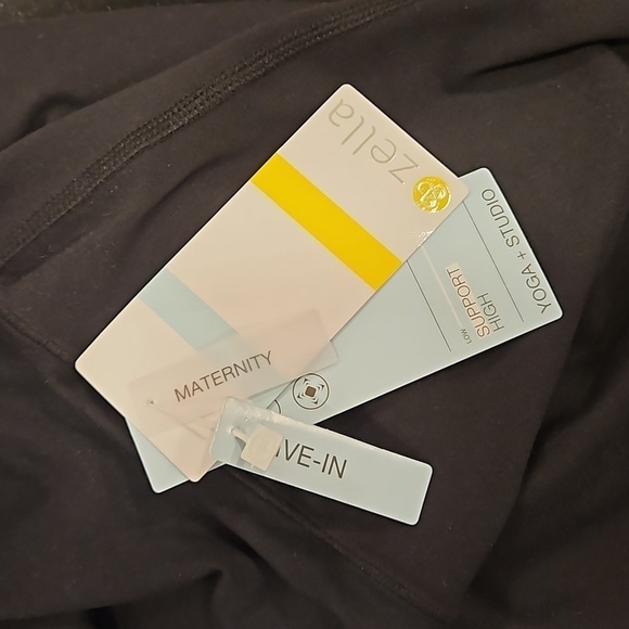 💕ZELLA💕 Live In Maternity Crop Leggings ~ Black Large L NWT - Picture 12 of 15